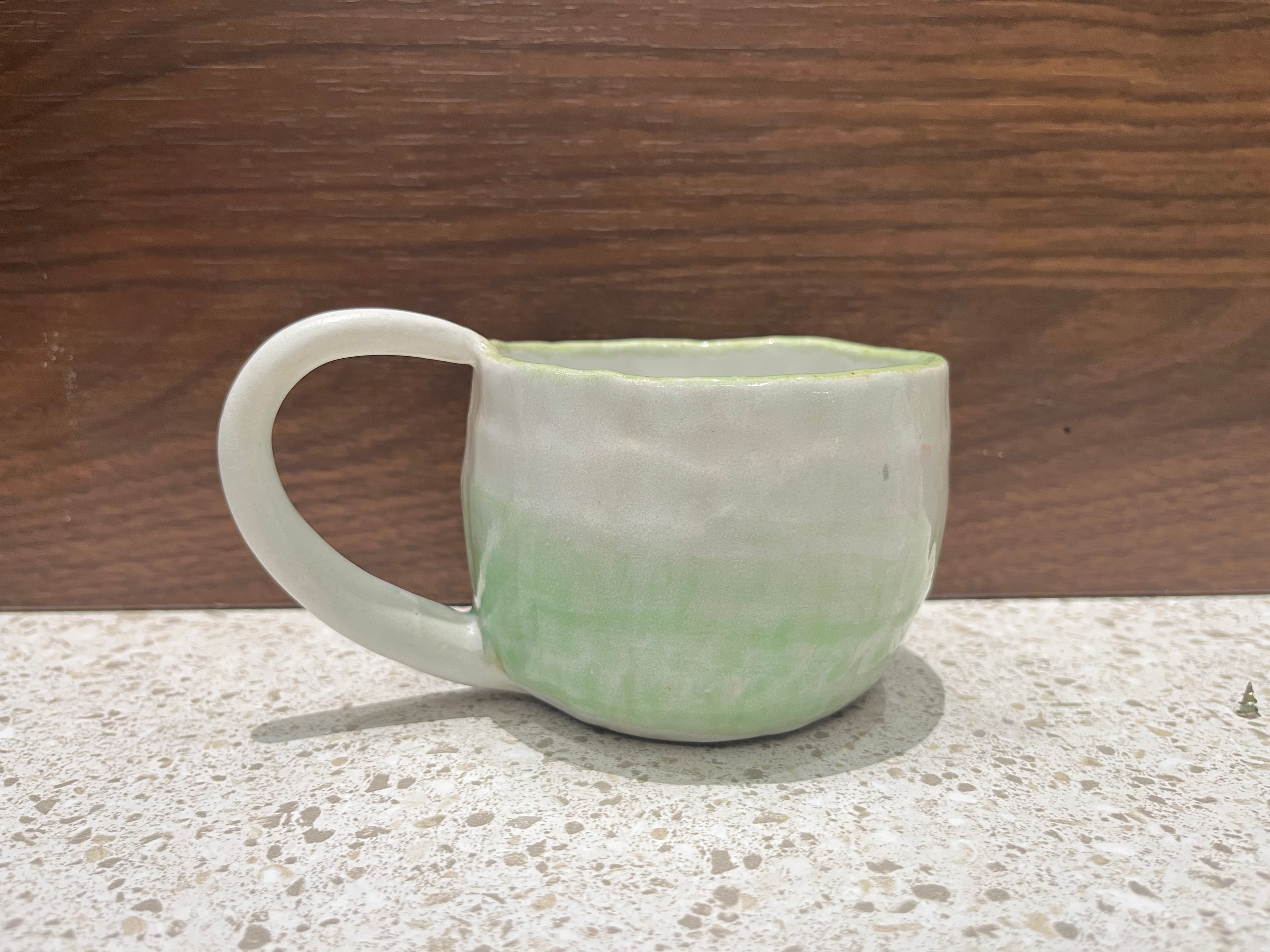 “咖啡是自由的”手作拉花杯