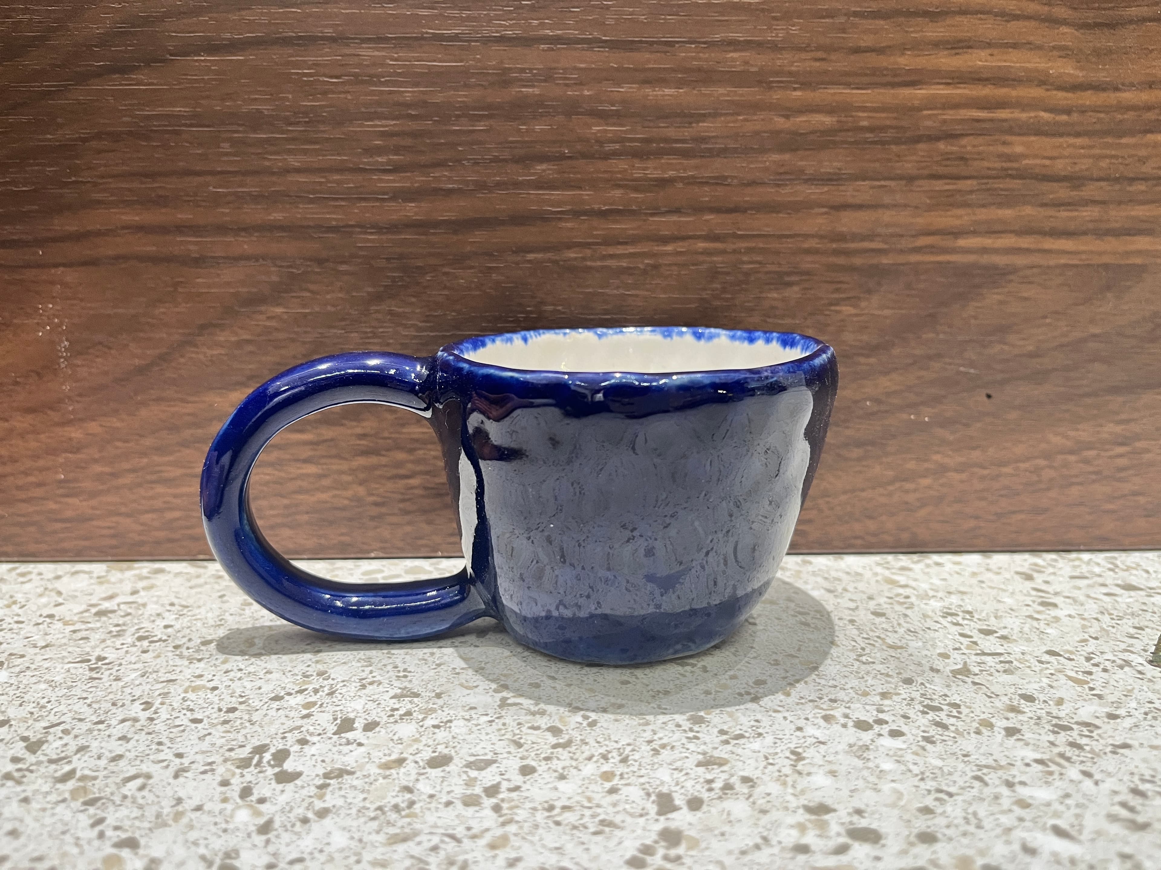 “咖啡是自由的”手作拉花杯