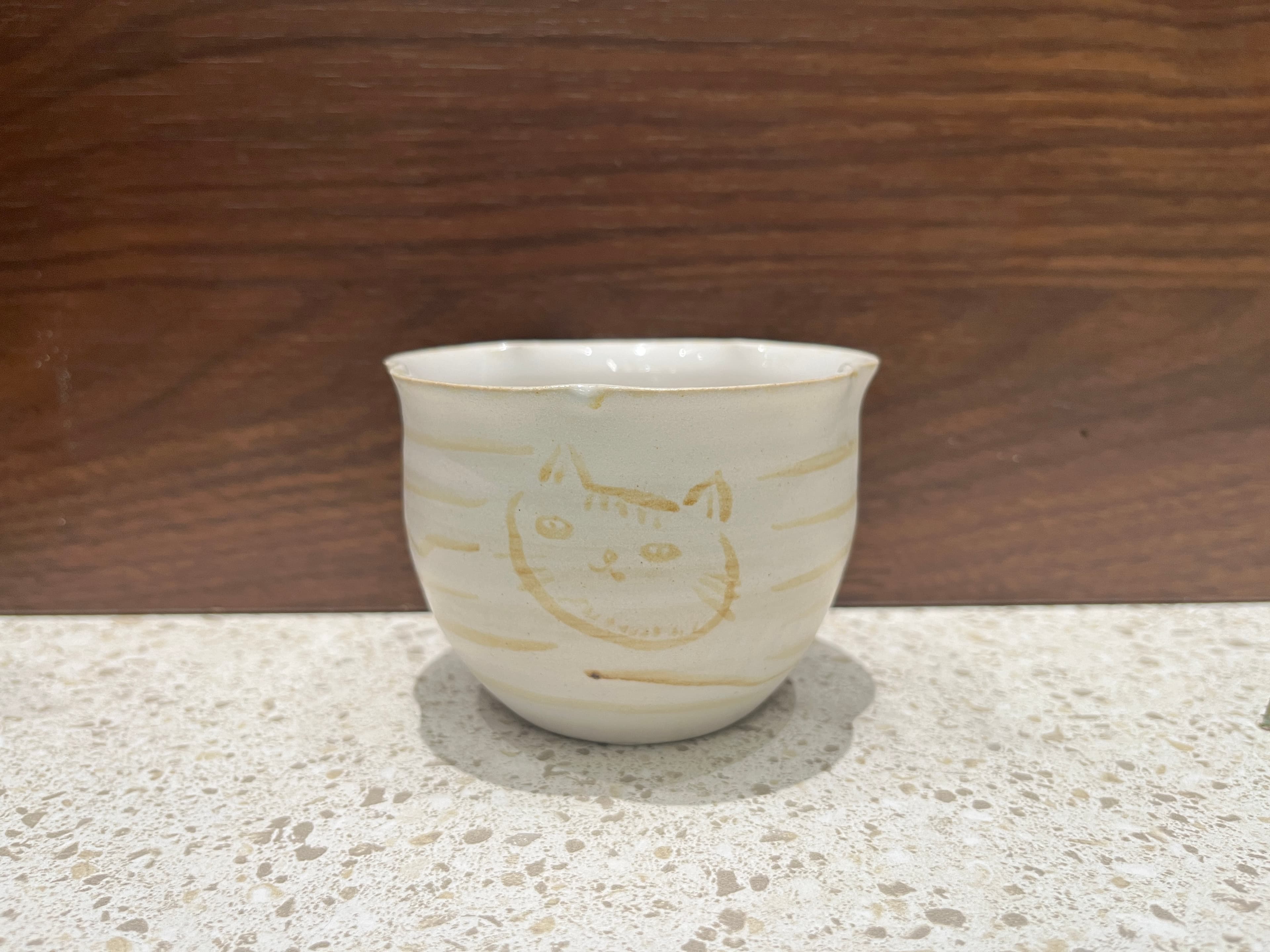 “咖啡是自由的”手作拉花杯